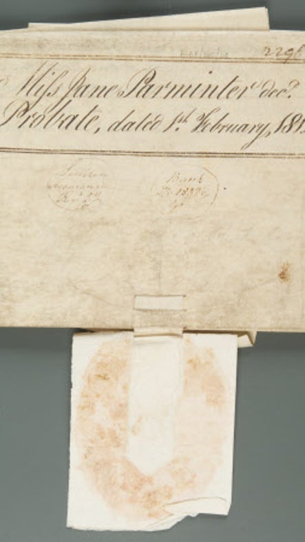 Jane Parminter's will | A la Ronde